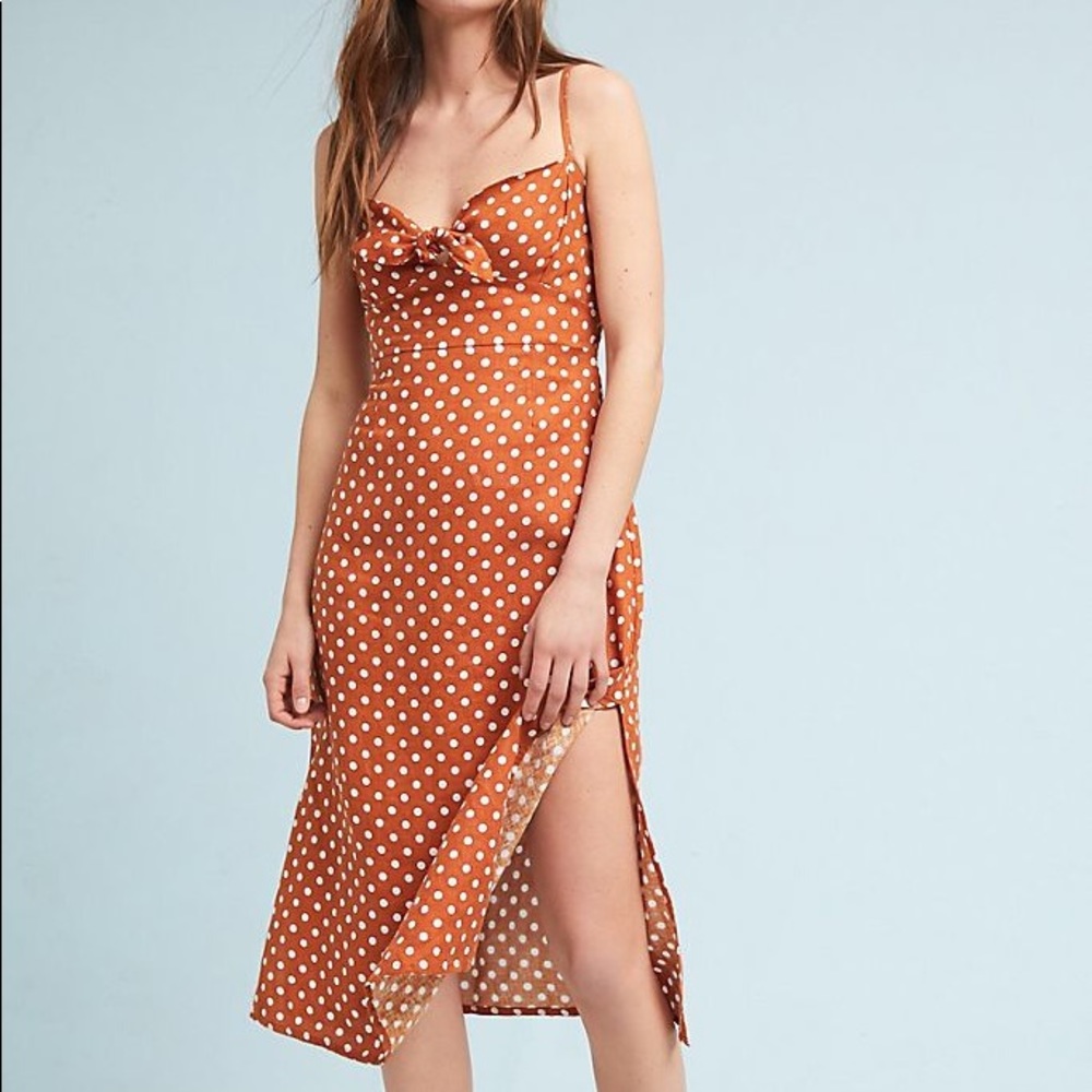 Faithfull the brand polka dot dress